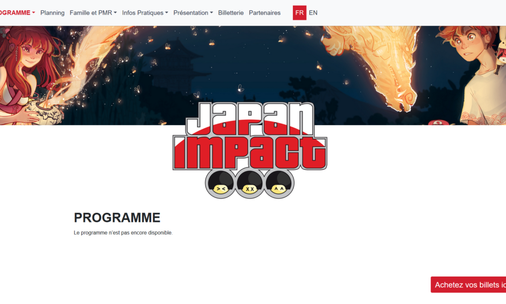 Japan Impact - Programme