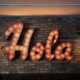 Hola LED signage